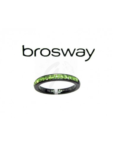 ANELLO ACCIAIO  BROSWAY CON GEMME...