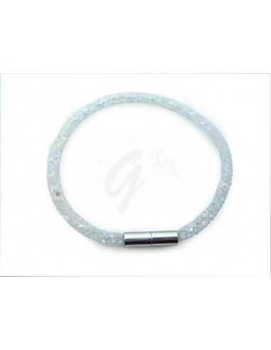 BRACCIALE PLACCATO ORO CON CRISTALLI...
