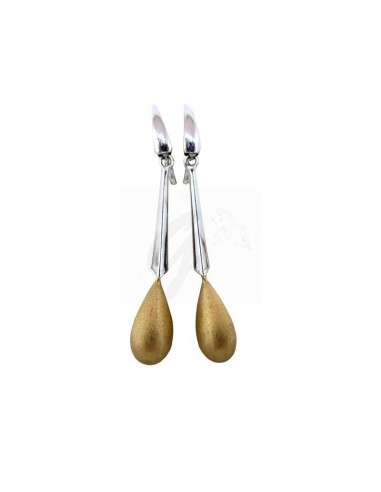 COPPIA ORECCHINI ORO B/R 750/1000...