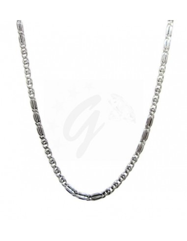 COLLANA ORO B. 750/1000 MAGLIA 5+3 CM...