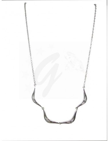 COLLANA ORO B. 750/1000 GIROCOLLO  CM 42