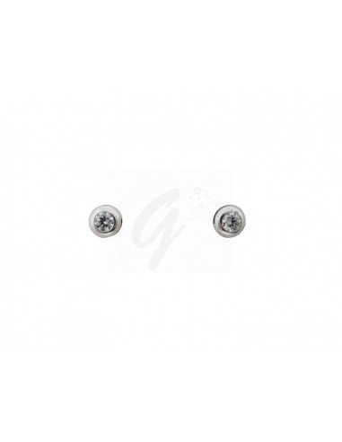 COPPIA ORECCHINI ORO B. 750/1000 CON...