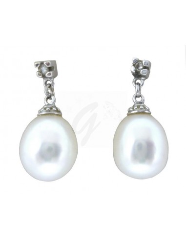 COPPIA ORECCHINI ORO B. 750/1000...