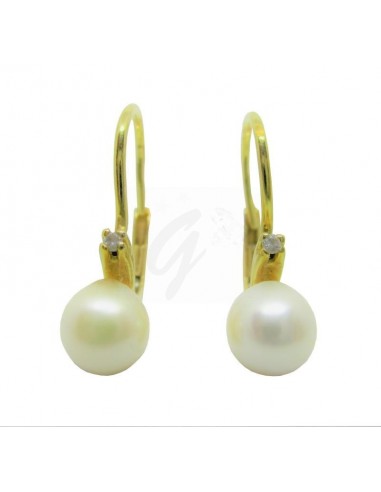 COPPIA ORECCHINI ORO G. 750/1000...