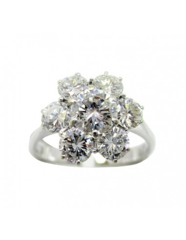 ANELLO ORO B 750/1000 CON DIAMANTI A...