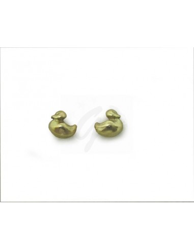 COPPIA ORECCHINI ORO G. 750/1000  PAPERE