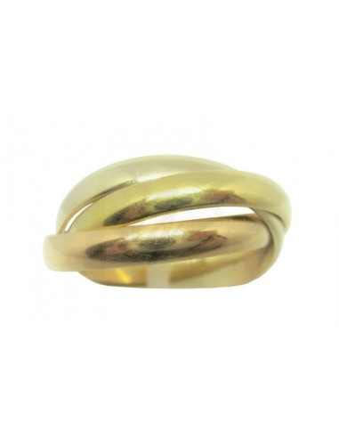 ANELLO ORO G/B/R 750/1000 FEDE TRIO...