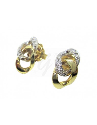 COPPIA ORECCHINI ORO G/B 750/1000...