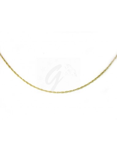 COLLANA ORO G 750/1000  TORCHON CM 43