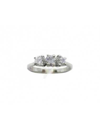 ANELLO ORO B. 750/1000  TRILOGY CON...