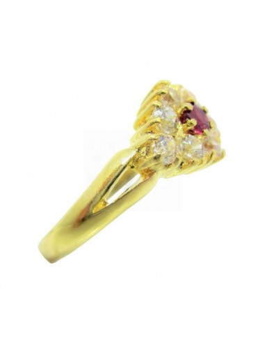 ANELLO ORO G. 750/1000  CON PIETRA...