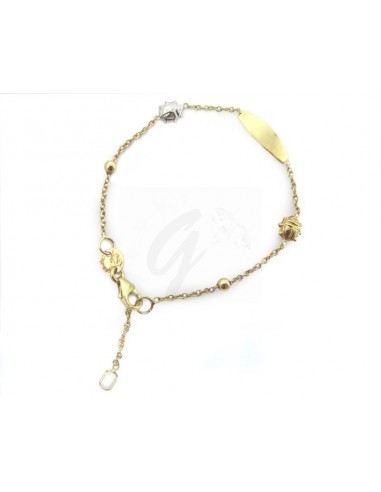 BRACCIALE ORO G. 750/1000  MAGLIA...