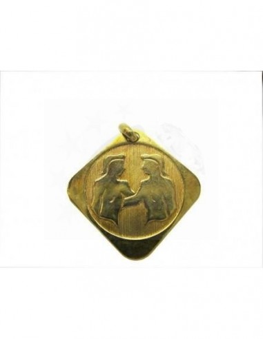 CIONDOLO ORO G. 750/1000  GEMELLI