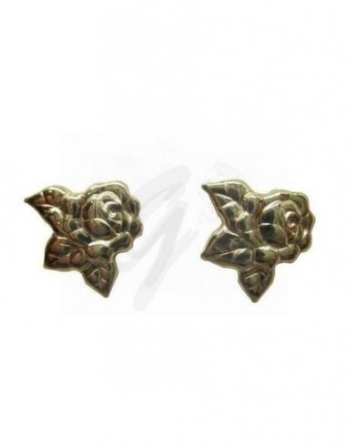 COPPIA ORECCHINI  ORO G. 750/1000  ROSE