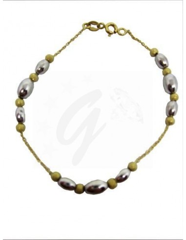 BRACCIALE  ORO G/B. 750/1000  BIMBA...