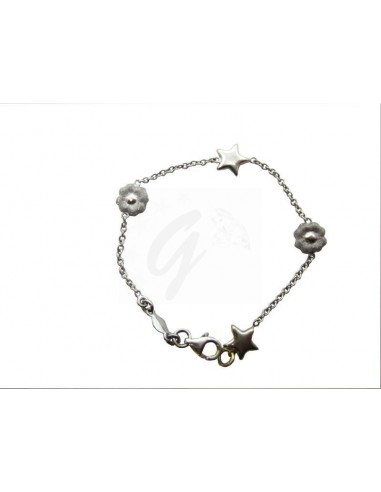 BRACCIALE  ORO B. 750/1000  STELLE E...