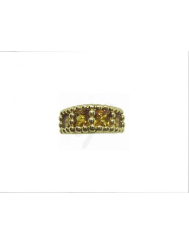 ANELLO  ORO G.750/1000   CON INSERTI...
