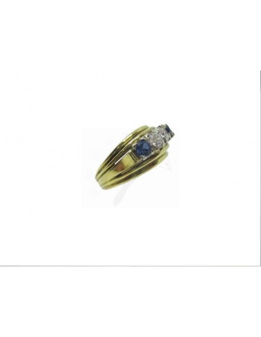 ANELLO  ORO G.750/1000  CON N 4...