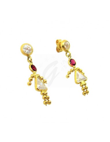  COPPIA ORECCHINI ORO G. 750/1000...
