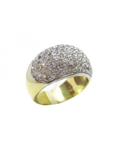 ANELLO ORO G. 750/1000 FASCIA CON...