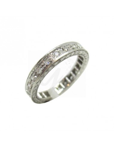 ANELLO ORO B 750/1000 ETERNELLE GEMME...