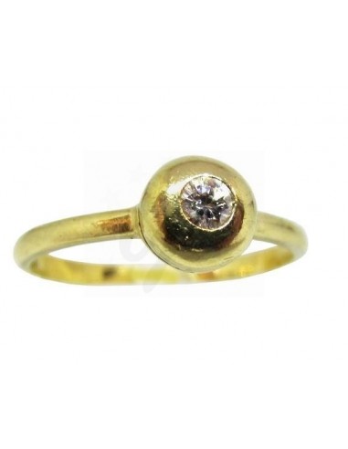 ANELLO ORO G 750/1000  DIAMANTE...