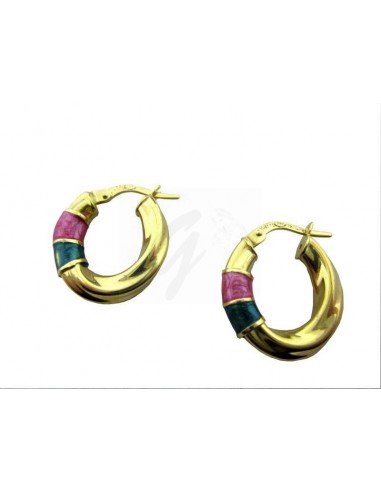 COPPIA ORECCHINI ORO G. 750/1000...
