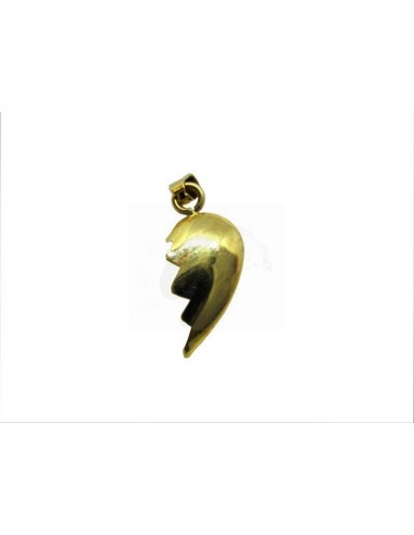 CIONDOLO  ORO G. 750/1000  MEZZO CUORE