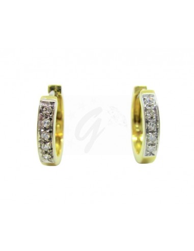 COPPIA ORECCHINI ORO G. 750/1000...