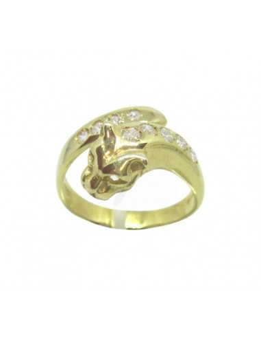 ANELLO ORO G. 750/1000 SERPENTE CON...