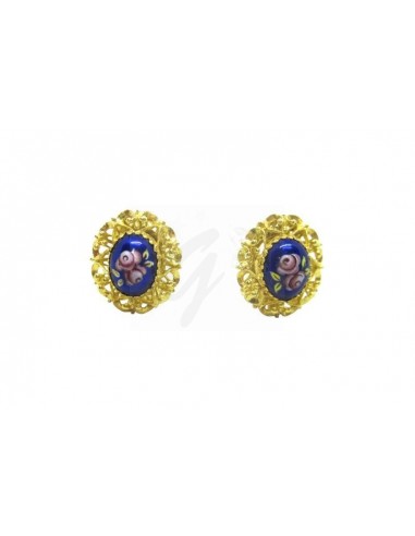 COPPIA ORECCHINI ORO G. 750/1000...