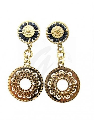 COPPIA ORECCHINI ORO R. 750/1000...