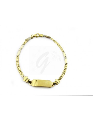 BRACCIALE ORO G 750/1000 PIASTRA...