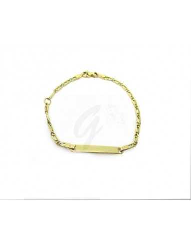 BRACCIALE_ ORO G. 750/1000 TARGHETTA...