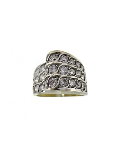 ANELLO ORO G. 750/1000  FASCIONE CON...