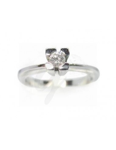 ANELLO ORO B. 750/1000 DIAMANTE   MIS...