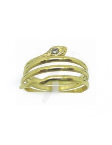 ANELLO ORO G. 750/1000 SERPENTINO...