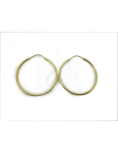 COPPIA ORECCHINI ORO G 750/1000  CERCHI