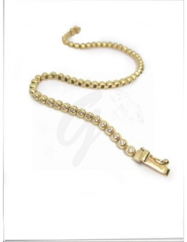 BRACCIALE ORO R 750/1000 TENNIS CON...