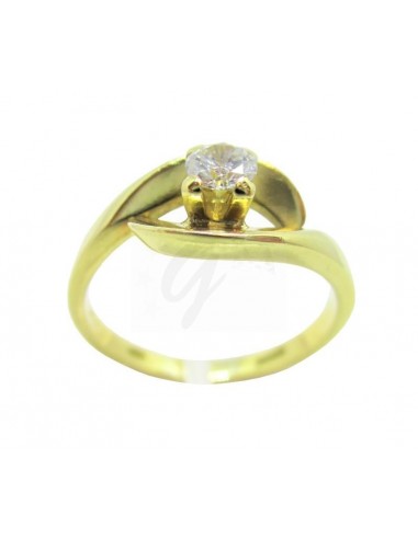 ANELLO ORO G. 750/1000 N. 1 DIAMANTE...