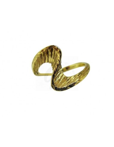 ANELLO ORO G 750/1000 MOTIVO ONDA MIS...