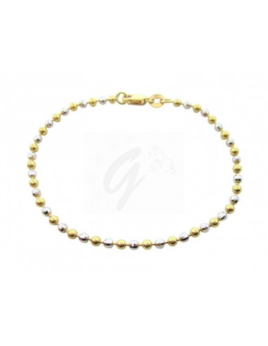BRACCIALE ORO G/B. 750/1000 MAGLIA...