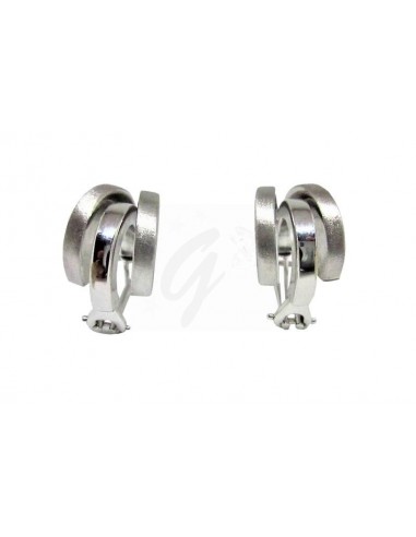 COPPIA ORECCHINI ORO B. 750/1000 TRE...