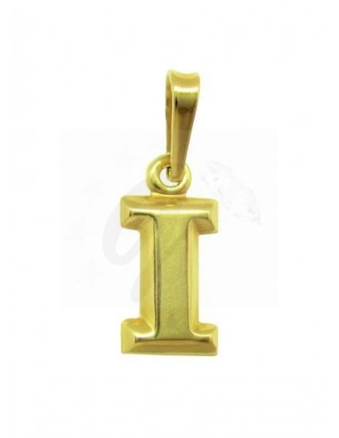 CIONDOLO  ORO  G.  750/1000 LETTERA I