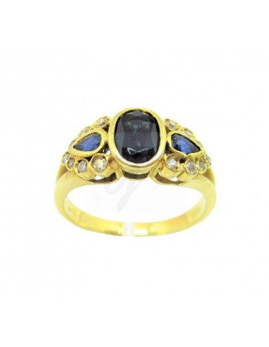 ANELLO  ORO  G. 750/1000  CON...