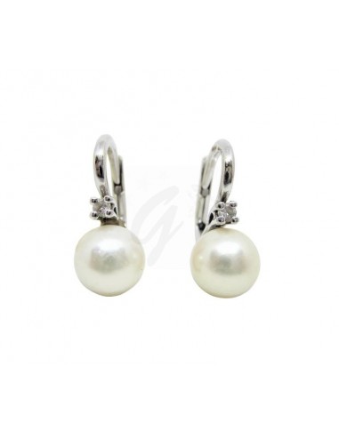 COPPIA  ORECCHINI  ORO B. 750/1000...