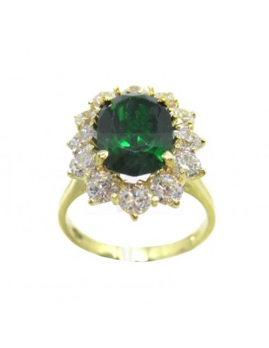 ANELLO ORO G. 750/1000 CON PIETRA...