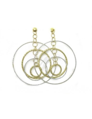 COPPIA ORECCHINI  ORO G/B 750/1000  A...