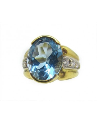 ANELLO  ORO  G. 750/1000  CON ZIRCONI...