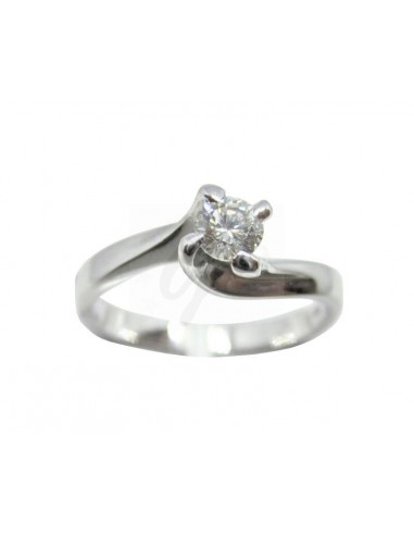 ANELLO _ ORO B 750/1000 SOLITARIO CON...